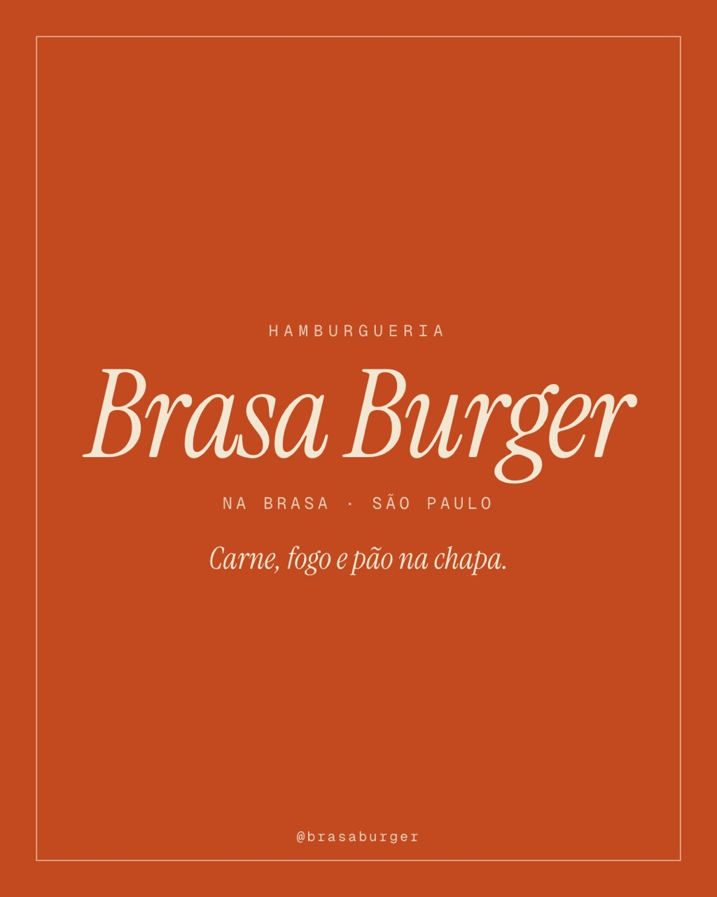 Post de hamburgueria