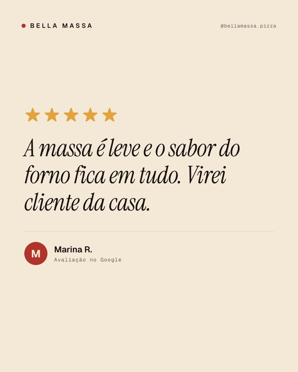 Post de pizzaria